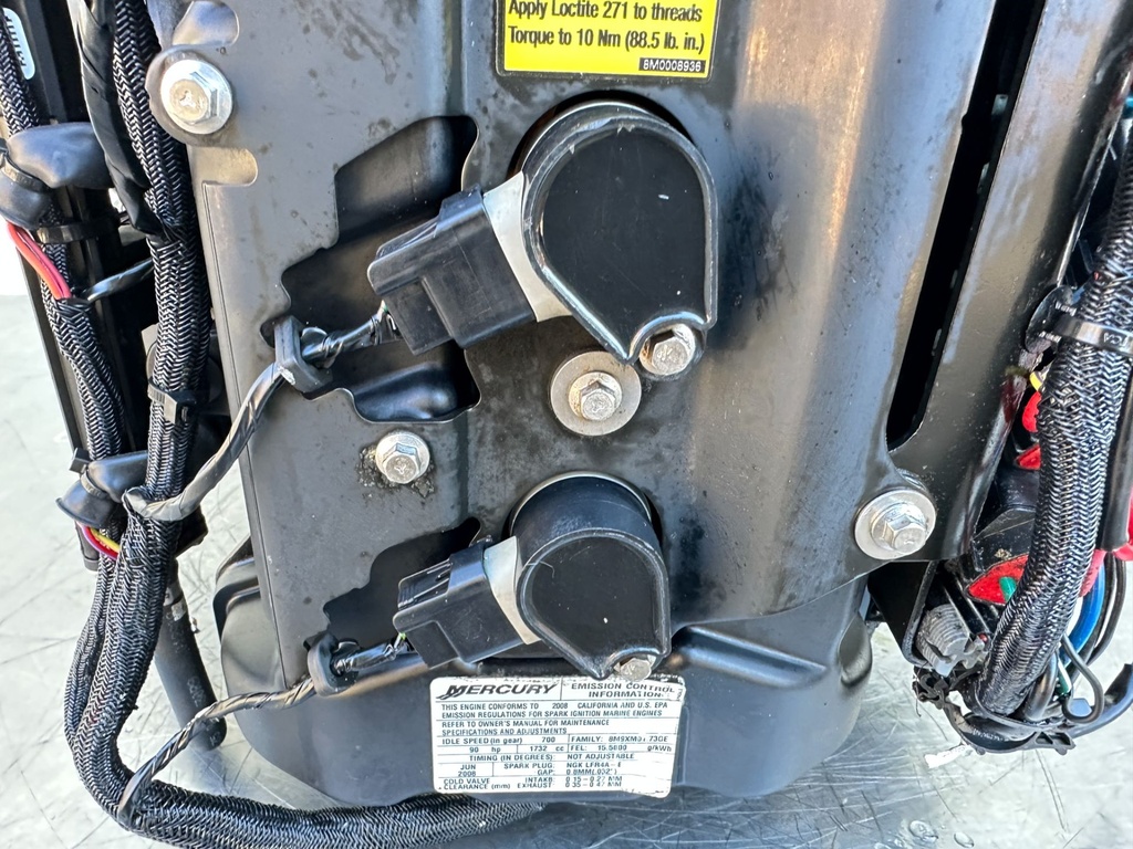 2008 Mercury 90HP 4 Stroke Outboard Powerhead Ready To Install 306 Hours