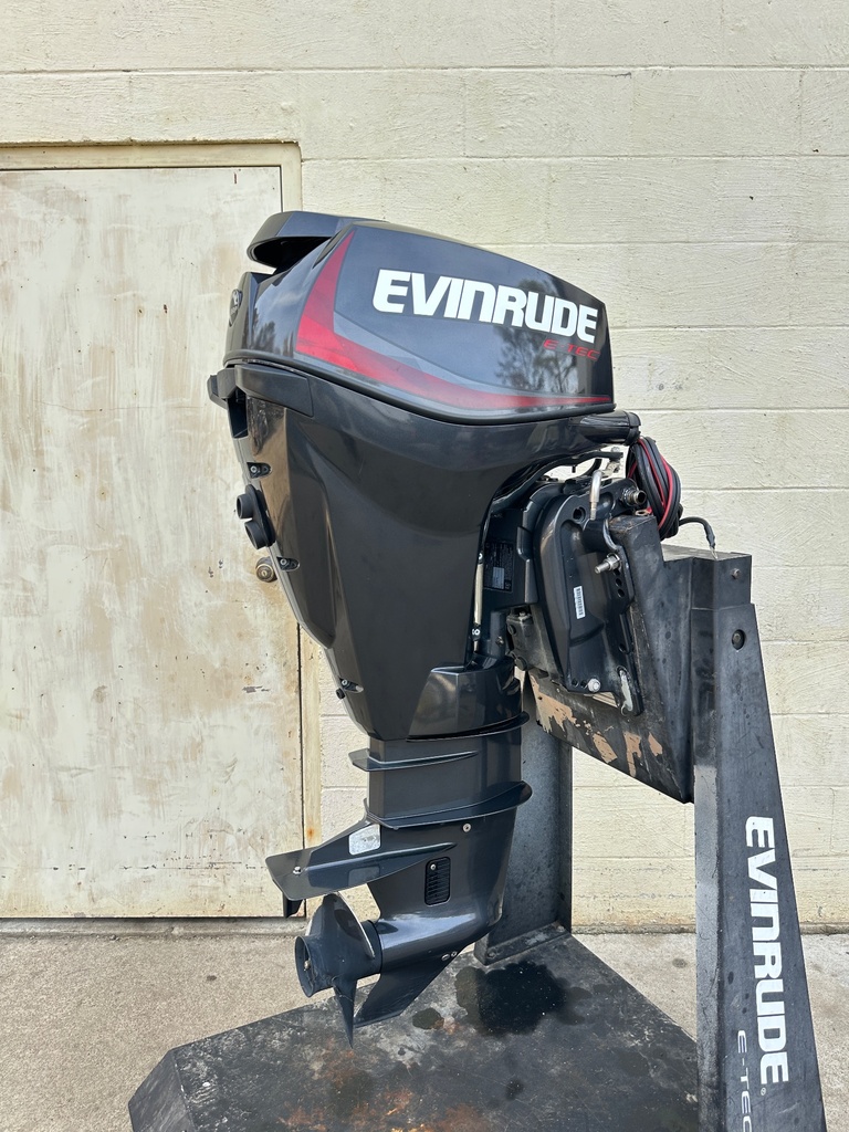 2016 Evinrude 30HP Etec 2 Stroke Outboard Engine W/ 20" Shaft - 78 Hours