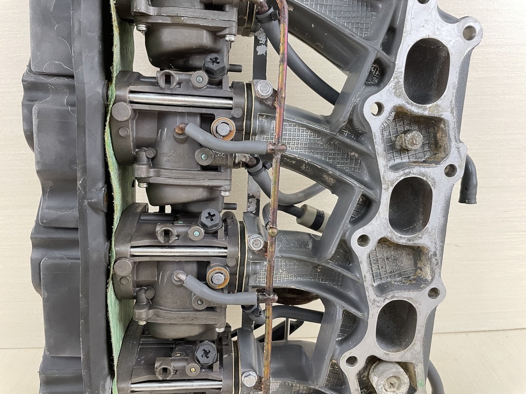 2001 Honda 90HP 4 Stroke Outboard Carburetor Set 1 2 3 4 16101-ZW1-L41