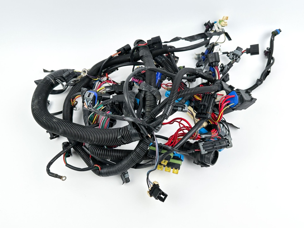 2008 Mercury 300 HP 4 Stroke Outboard Engine Wire Harness 8M0082643 Damaged