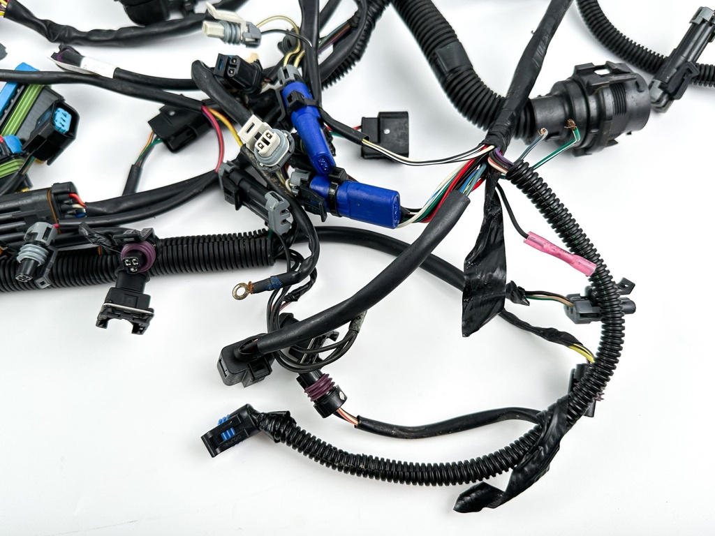 2008 Mercury 300 HP 4 Stroke Outboard Engine Wire Harness 8M0082643 Damaged