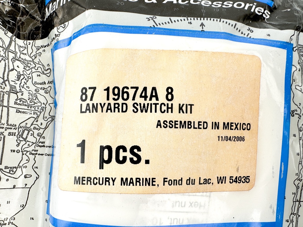 Mercury DTS Console Top Mount Single Outboard Control Slim Binnacle 896609A01