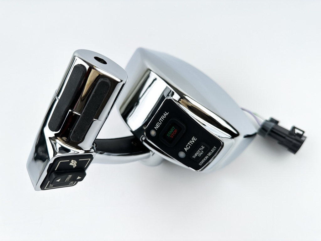 Mercury DTS Console Top Mount Single Outboard Control Slim Binnacle 896609A01