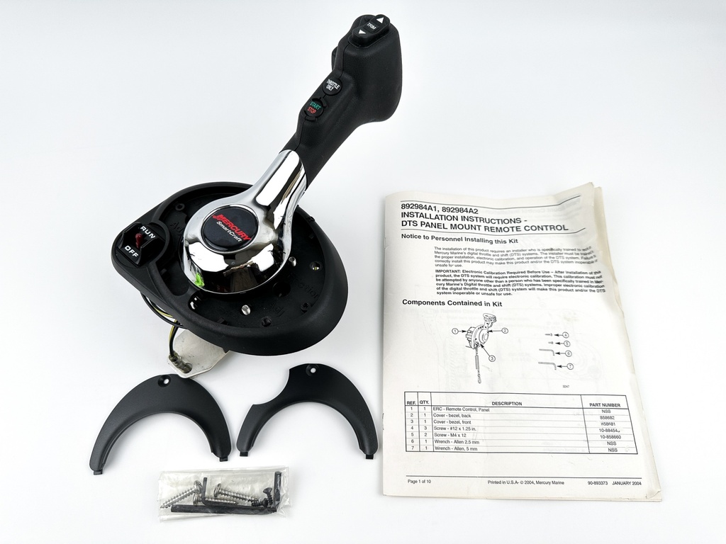 Mercury DTS Side Panel Mount Single Control Box Assembly 892984A01 OEM