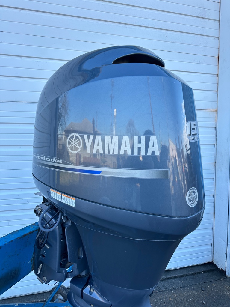2012 Yamaha F150 150HP 4 Stroke Outboard Engine W/ 25" Shaft - Recently Serviced