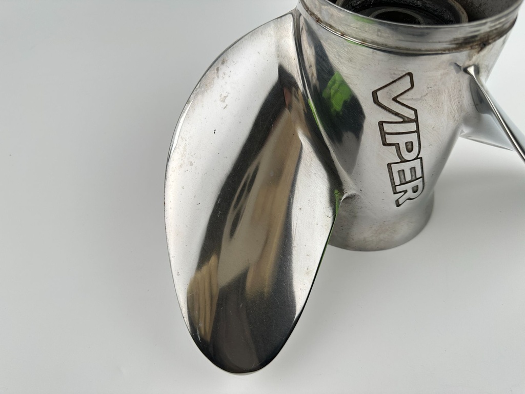 Evinrude Johnson Stainless Steel Propeller Viper 14 3/4 x 19P LH Counter 176630