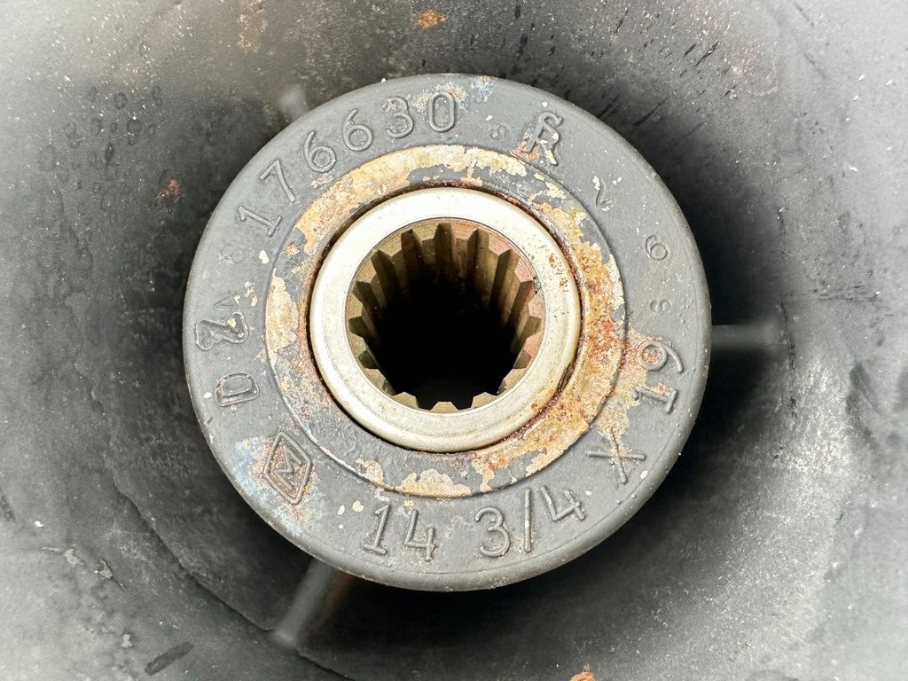 Evinrude Johnson OMC Viper Stainless Steel Prop Propeller 14 3/4" x 19P LH 176630