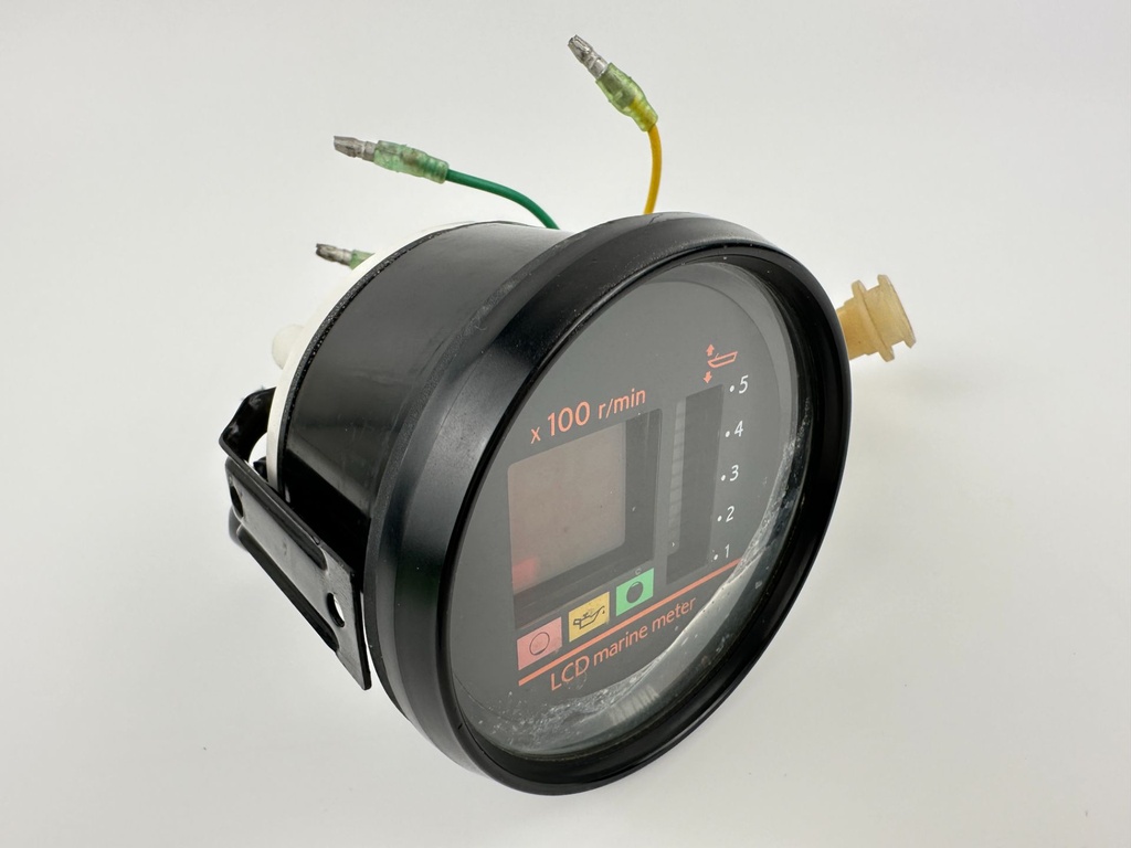 Yamaha LCD Digital Marine Meter Gauge Tachometer - Needs Cleaned