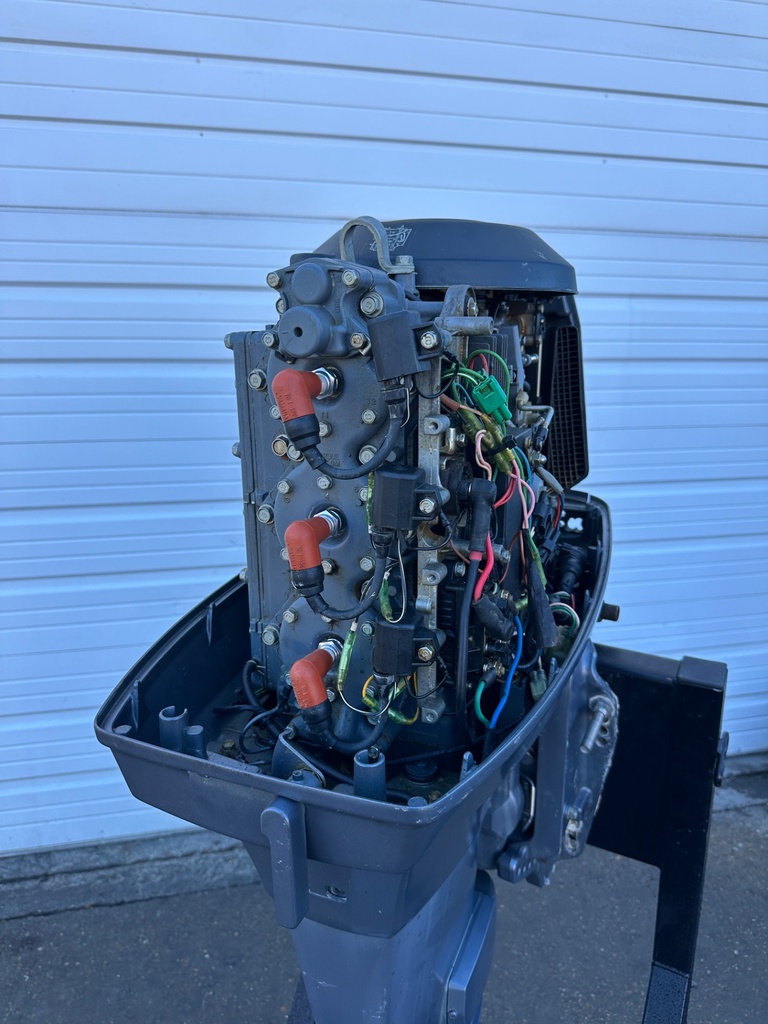 2004 Yamaha 90HP 2 Stroke Outboard Engine W/ 20" Shaft - Serviced