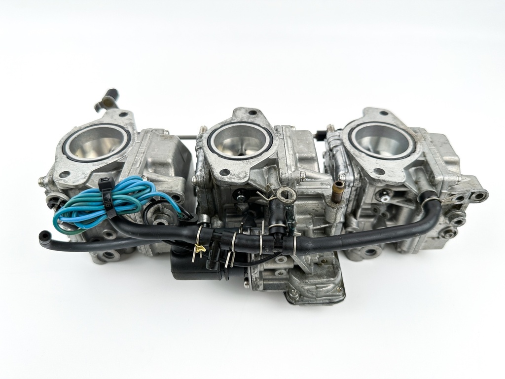 2003 Yamaha 70 HP 2 Stroke Outboard Carburetor Set 6H3-14301-0A-00 OEM