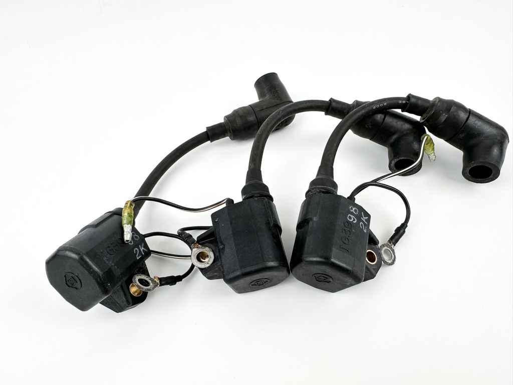 2003 Yamaha 70 HP 2 Stroke Outboard Ignition Coil Set 697-85570-00-00 OEM
