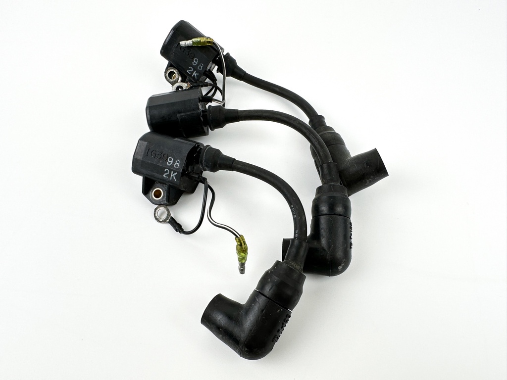2003 Yamaha 70 HP 2 Stroke Outboard Ignition Coil Set 697-85570-00-00 OEM