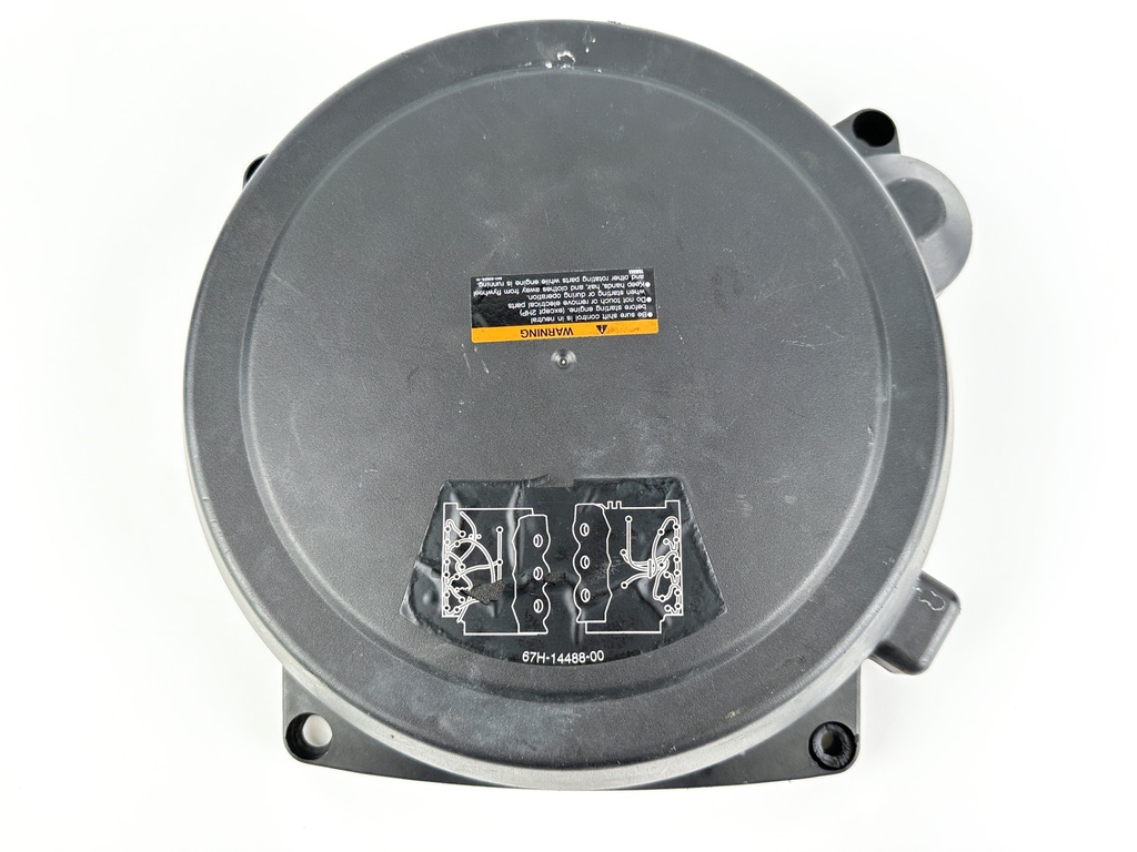 2001 Yamaha 200 HP 2 Stroke Outboard Flywheel Cover 67H-81337-00-00 OEM