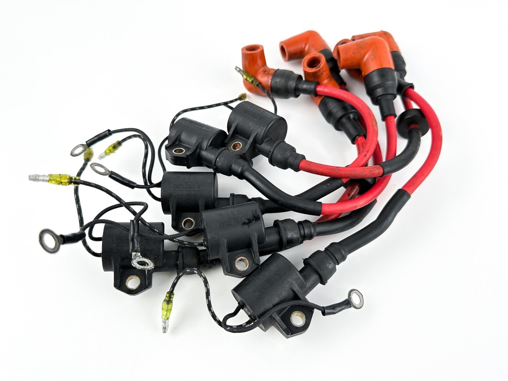 2001 Yamaha 200 HP 2 Stroke Outboard Ignition Coil Set 61A-85570-00-00 OEM