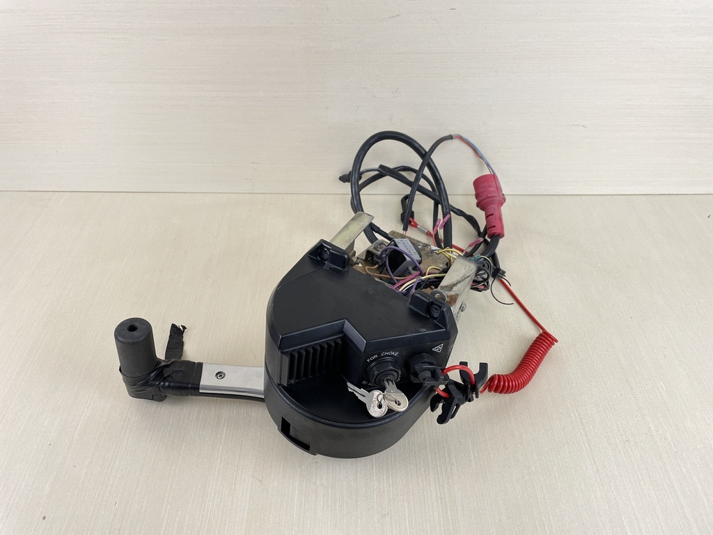 Johnson Evinrude OMC Top Mount Control Box Binnacle 8 Pin Red Plug