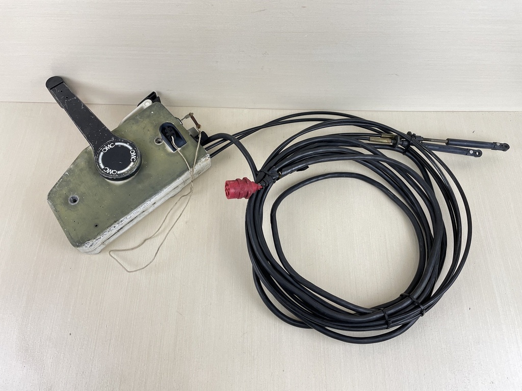 Johnson Evinrude Side Mount Binnacle Control Box 8 Pin Red Plug