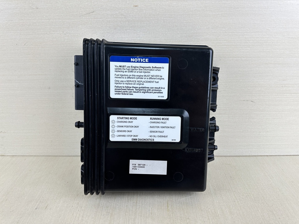 Evinrude BRP Etec 2 Stroke EMM ECU Computer Assembly 587129