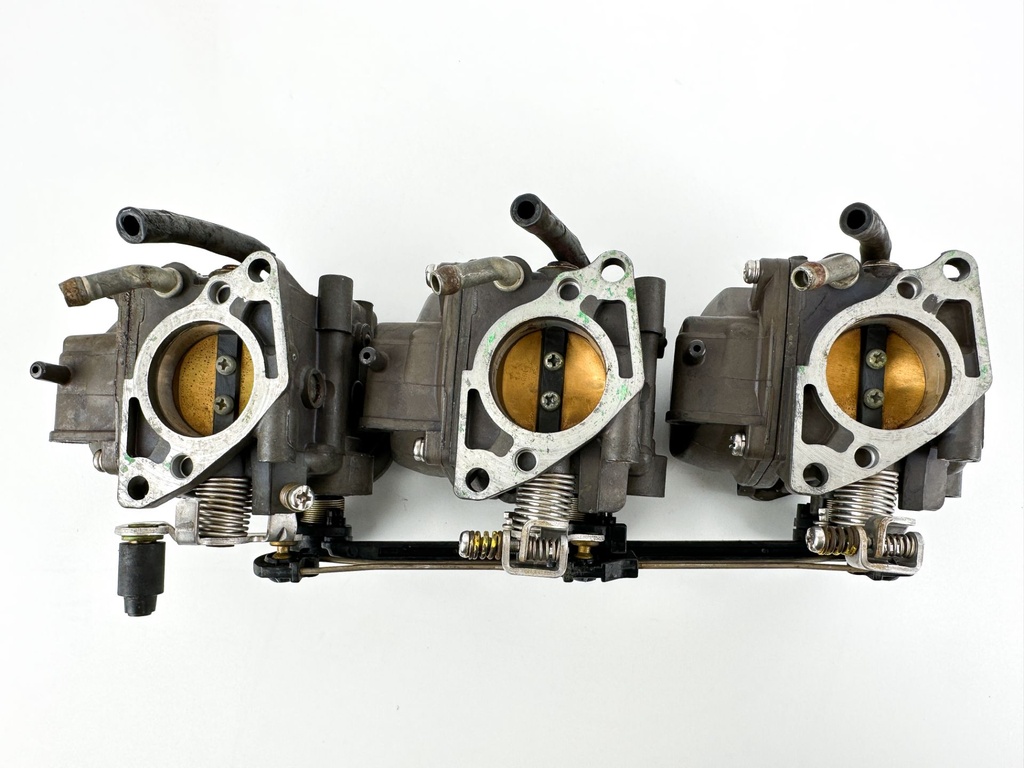 1996 Honda 50 HP 4 Stroke Outboard Carburetor Set 16101-ZW4-D23 OEM