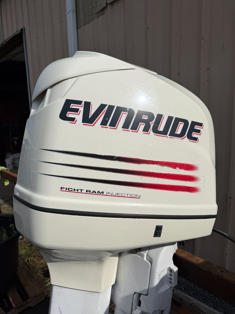 2002 Evinrude 200HP 2 Stroke Ficht Outboard Engine Running- 354 Hours
