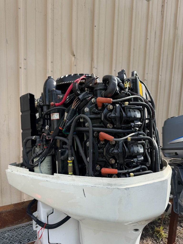 2002 Evinrude 200HP 2 Stroke Ficht Outboard Engine Running- 354 Hours