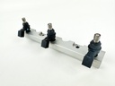 2011 Honda 50 HP 4 Stroke Fuel Injector Set W/ Rail 16450-ZZ5-003 Cleaned