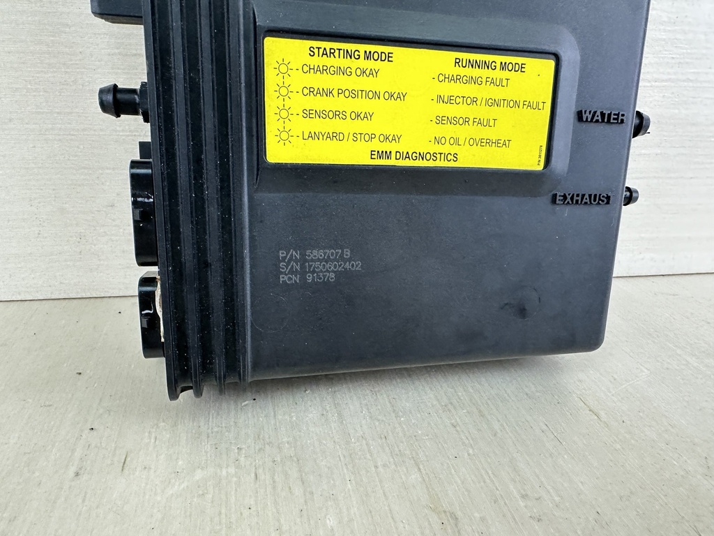 2007 Evinrude 150HP Etec 2 Stroke Outboard EMM ECU Computer 0586707 E150DCXSUF