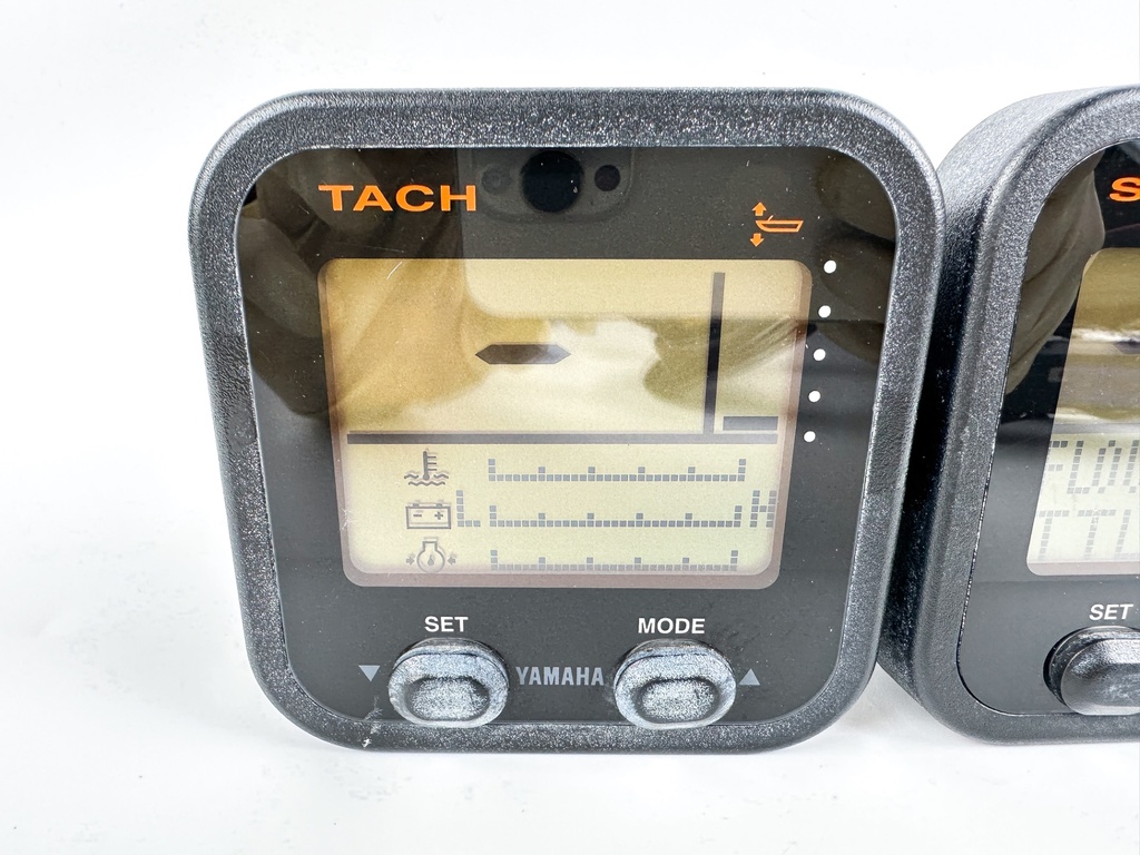 Yamaha Digital Command Link Gauge Set Tach Speed Fuel Square