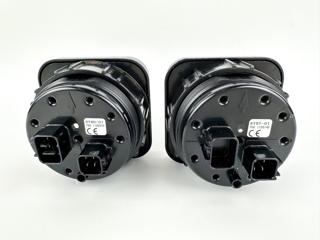 Yamaha Digital Command Link Gauge Set Tach Speed Fuel Square