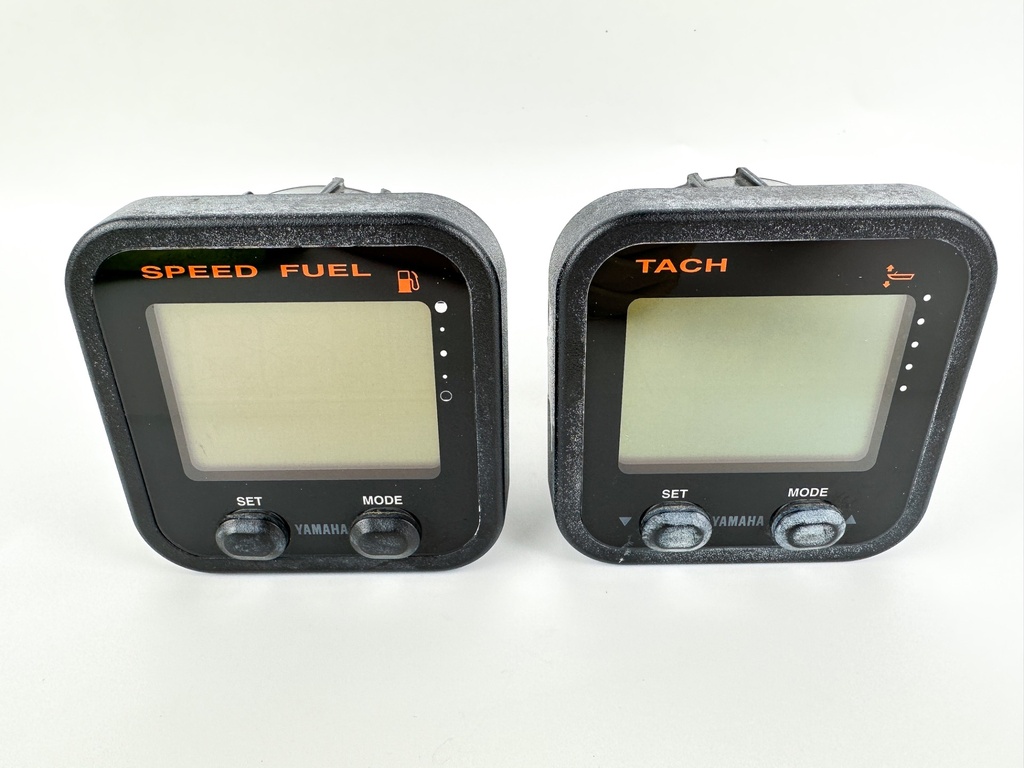 Yamaha Digital Command Link Gauge Set Tach Speed Fuel Square