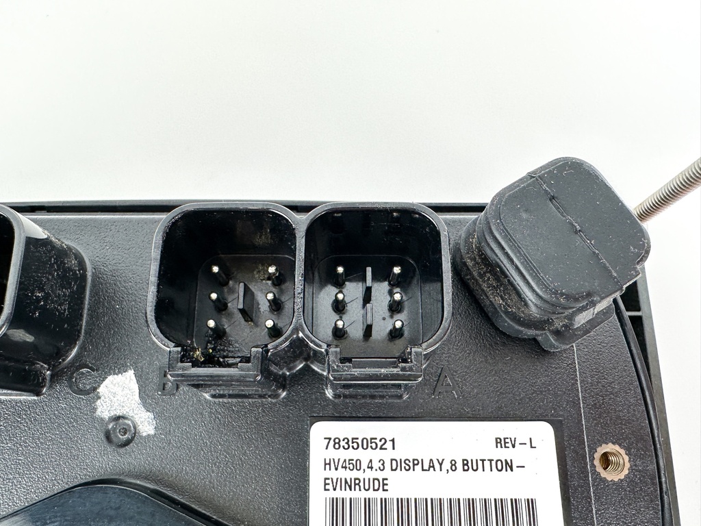 Evinrude Outboard E-TEC G2 Icon Touch 4.3 Display 8 Button 78350521