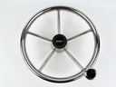 Boston Whaler Stainless Steel Steering Wheel W/ Turning Knob 13" 5 Spoke