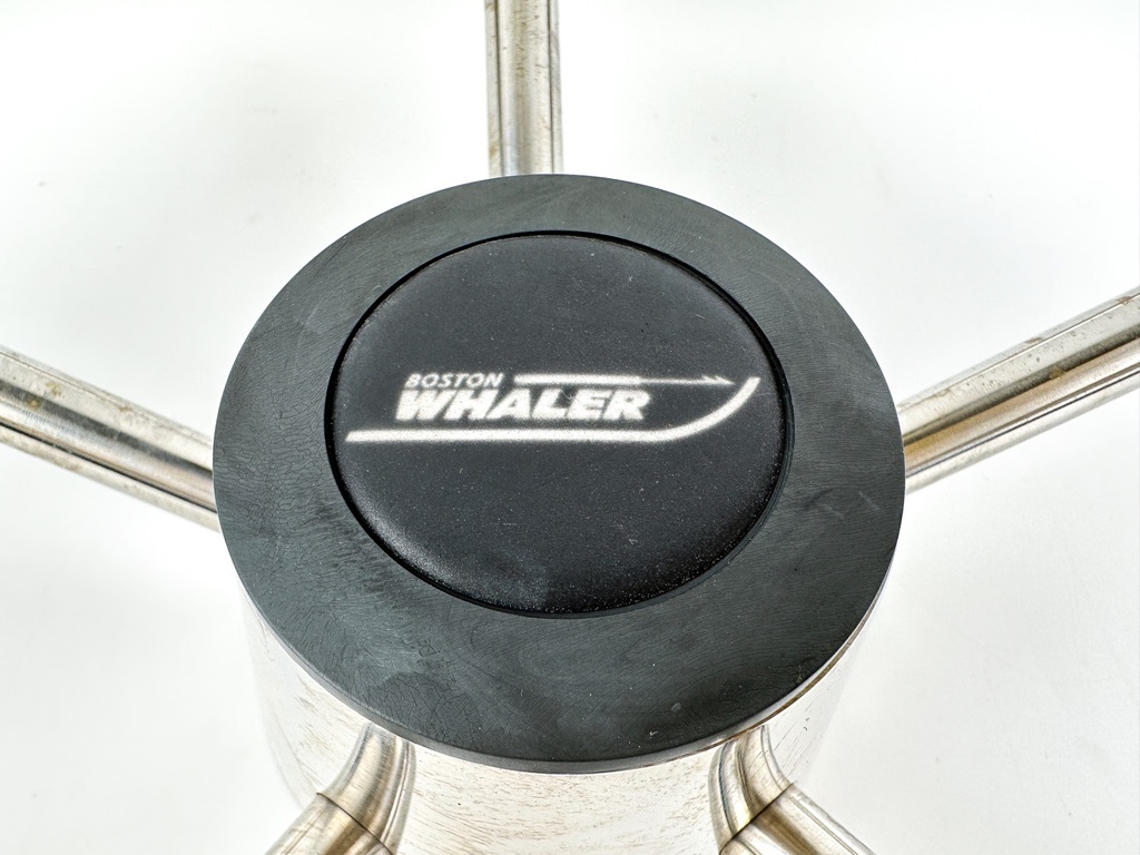 Boston Whaler Stainless Steel Steering Wheel W/ Turning Knob 13" 5 Spoke