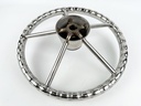 Boston Whaler Stainless Steel Steering Wheel W/ Turning Knob 13" 5 Spoke