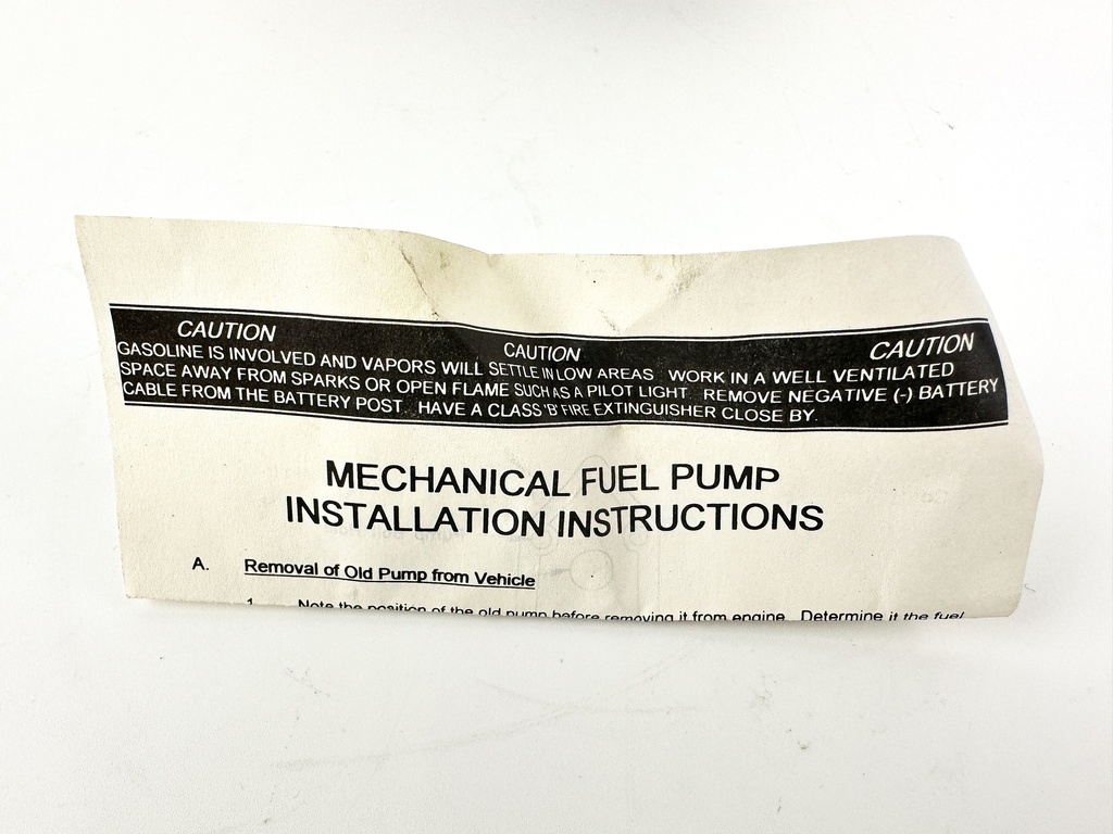 Carter Fuel Pump Mechanical Fuel Pump 3855276 OMC 3855276 Brand New OEM