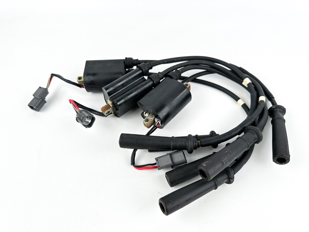 2003 Yamaha 225 HP 4 Stroke Outboard Ignition Coil Set 69J-82310-00-00 OEM