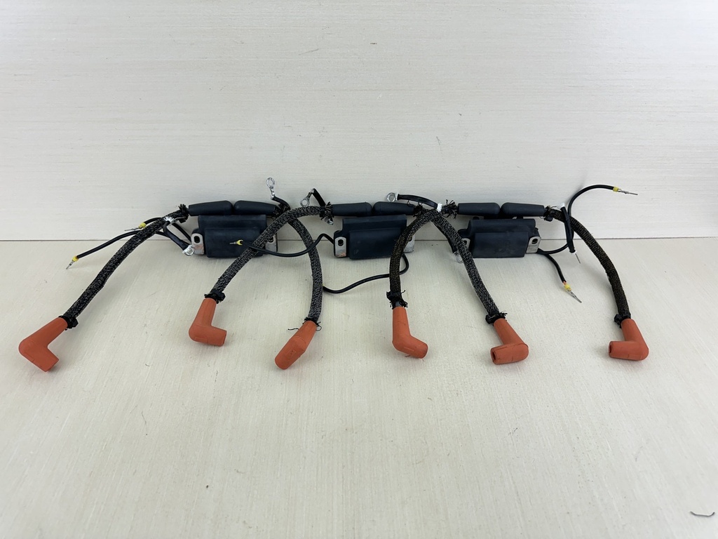 2007 Evinrude 150HP Etec 2 Stroke Outboard Dual Ignition Coil Set With Plug Wires