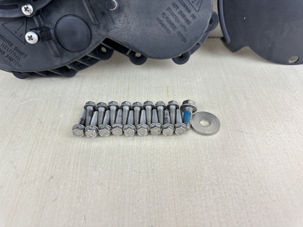 2003 Johnson Evinrude 150HP 2 Stroke Flywheel Cover With Timing Wheel 0433581