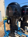 Twin 2017 Yamaha F150 150HP 4 Stroke Outboard Engines 25" Shaft - 205 Hours