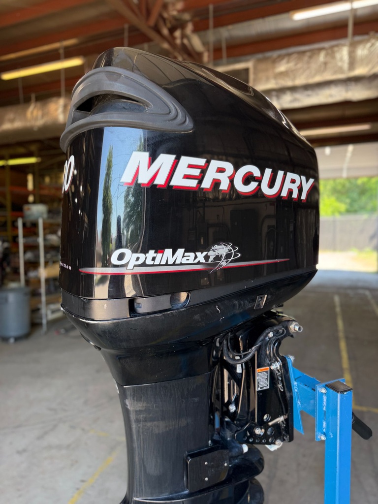 2013 Mercury 200HP Optimax 2 Stroke Outboard Engine - 25" CXL Shaft - 107 Hours