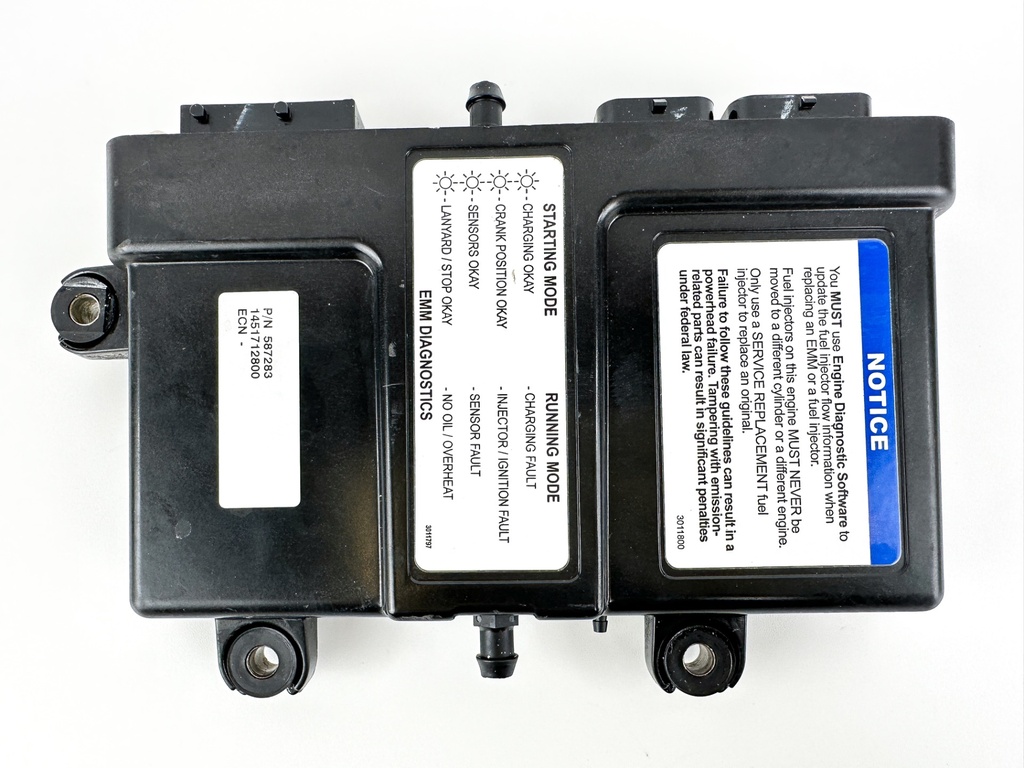 2009 Evinrude 90HP 2 Stroke Etec Outboard EMM Engine Control Unit ECU 0587128