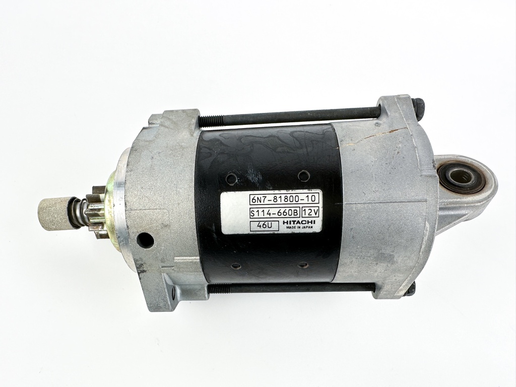 2005 Yamaha 150 HP 2 Stroke Outboard Starter Motor 6N7-81800-10-00 OEM
