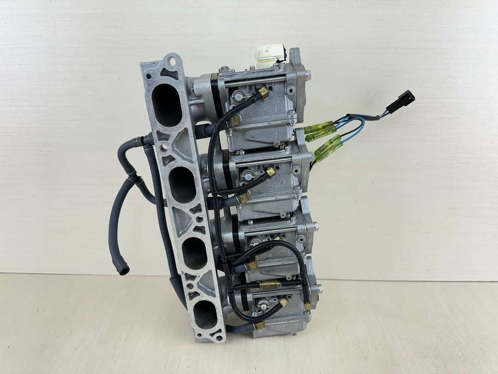 2003 Yamaha 80HP 4 Stroke Outboard Carburetor Set 1 2 3 4 Top Middle Bottom 