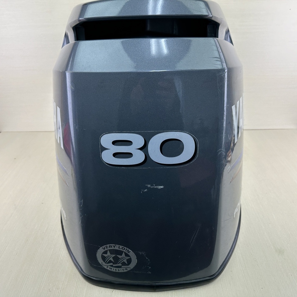 2003 Yamaha 80HP 4 Stroke Outboard Top Cover Cowling Assembly 67G-42610-10-4D