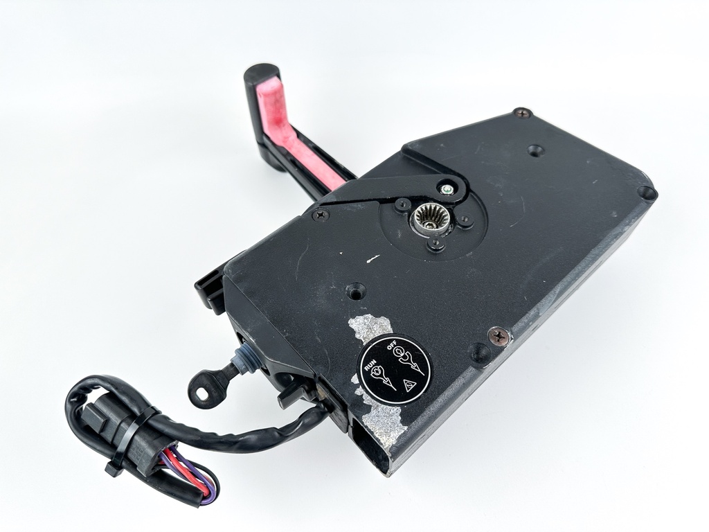 Evinrude Johnson OMC Outboard Side Mount Remote Binnacle Control Box W/ Key