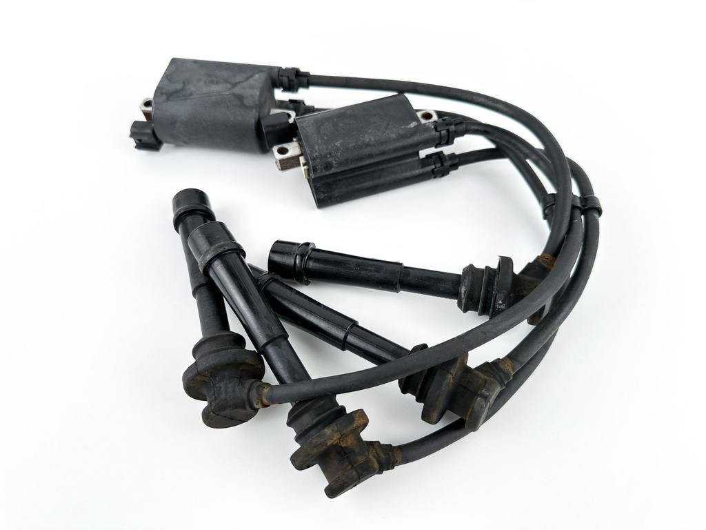 Suzuki DF 90 115 140 4 Stroke Outboard Ignition Coil Assembly Set With Wires
