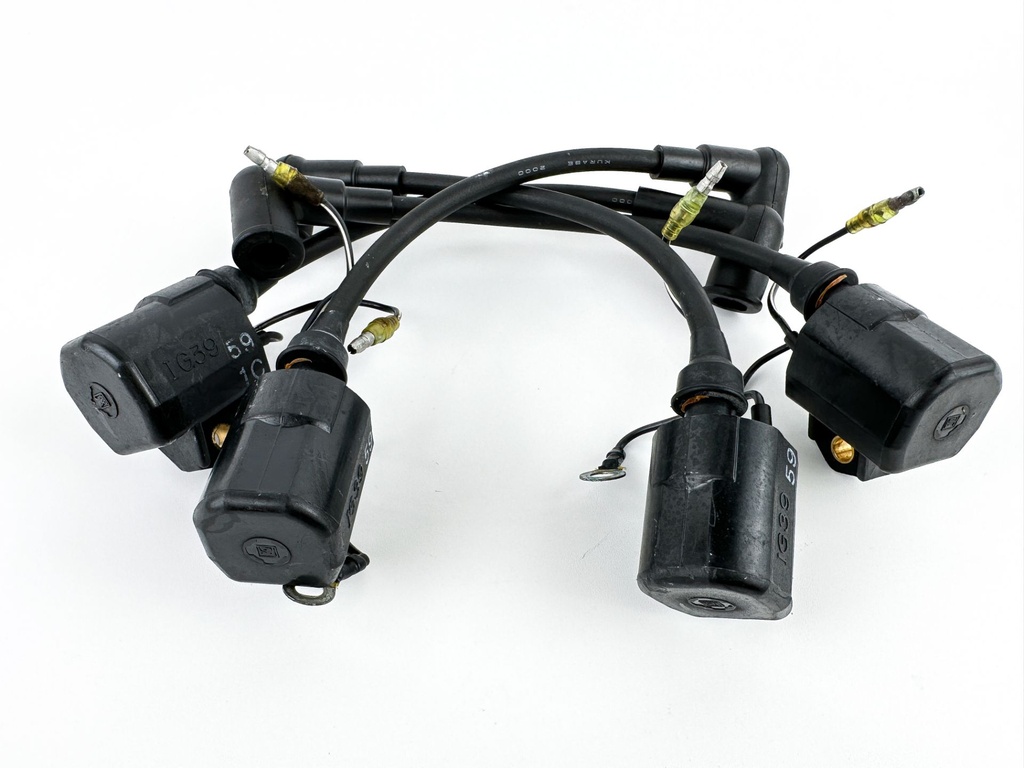 2001 Yamaha 115 HP 2 Stroke Outboard Ignition Coil Set 6R3-85570-01-00 OEM