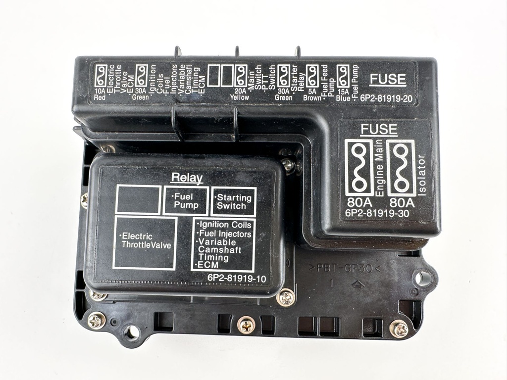2007 Yamaha 250 HP 4 Stroke Outboard Fuse Box 6P2-82170-00-00 OEM