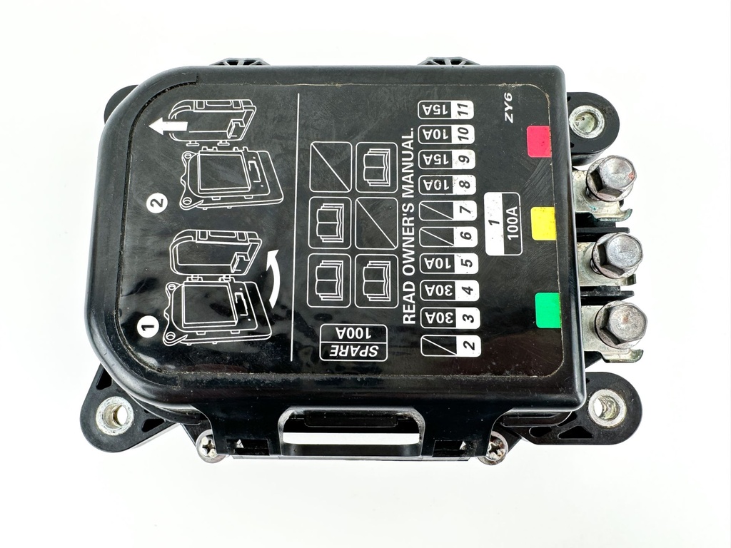 2011 Honda 135 HP 4 Stroke Outboard Fuse Box 32370-ZY6-004 OEM