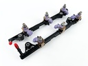 2009 Yamaha 250 HP 4 Stroke Outboard Fuel Injector Set W/ Rail 6P2-13761-10-00 OEM