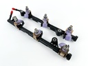 2009 Yamaha 250 HP 4 Stroke Outboard Fuel Injector Set W/ Rail 6P2-13761-10-00 OEM